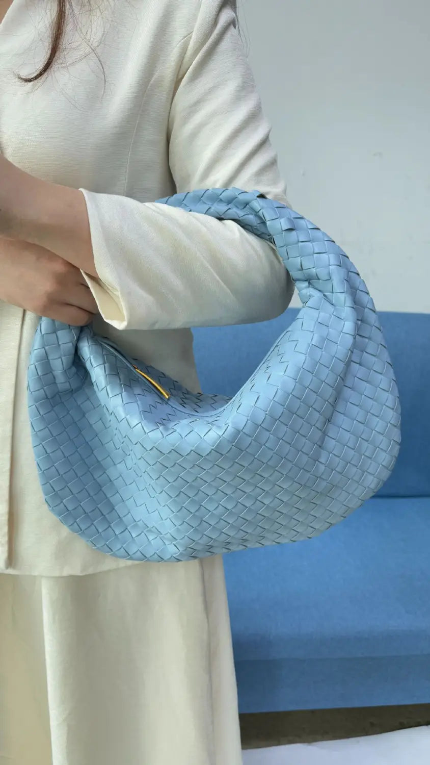 Bolsa de senhora grande em tecido bolsa mão com capacidade para as axilas