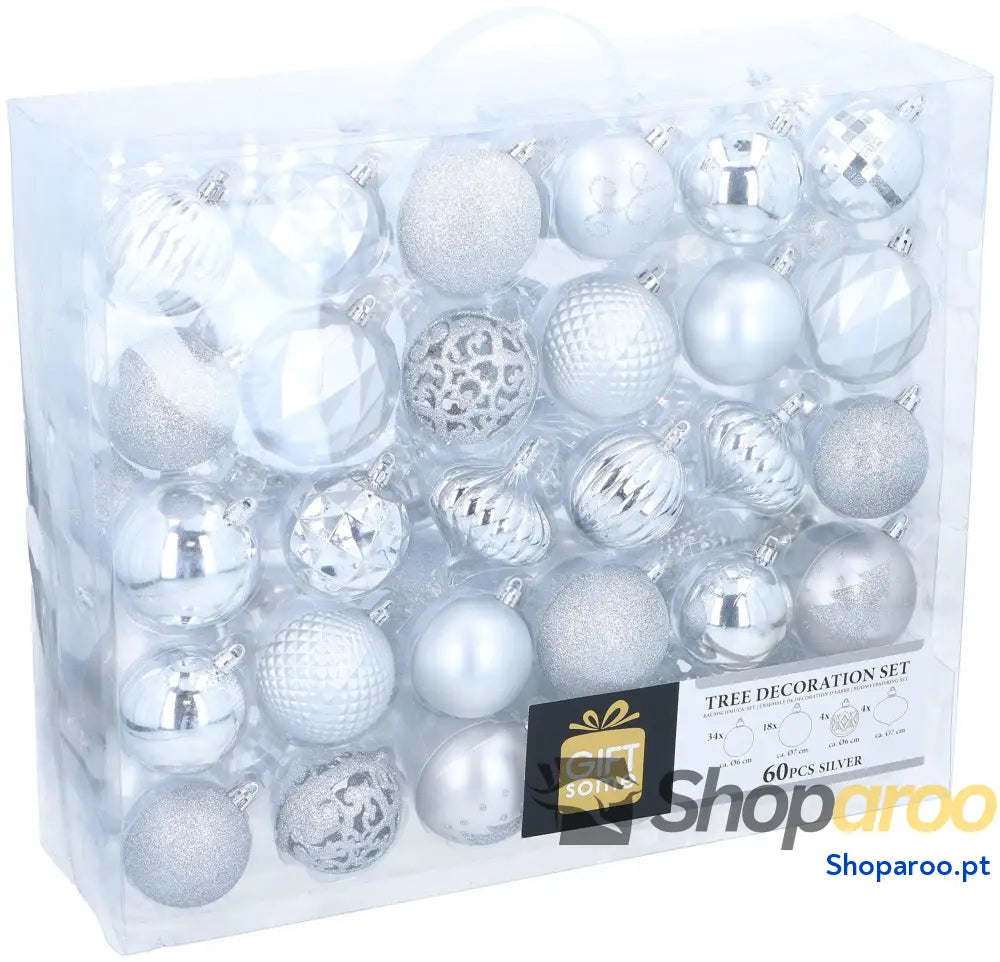 Bolas decorativas de Natal bronze Giftsome conjunto 101 peças