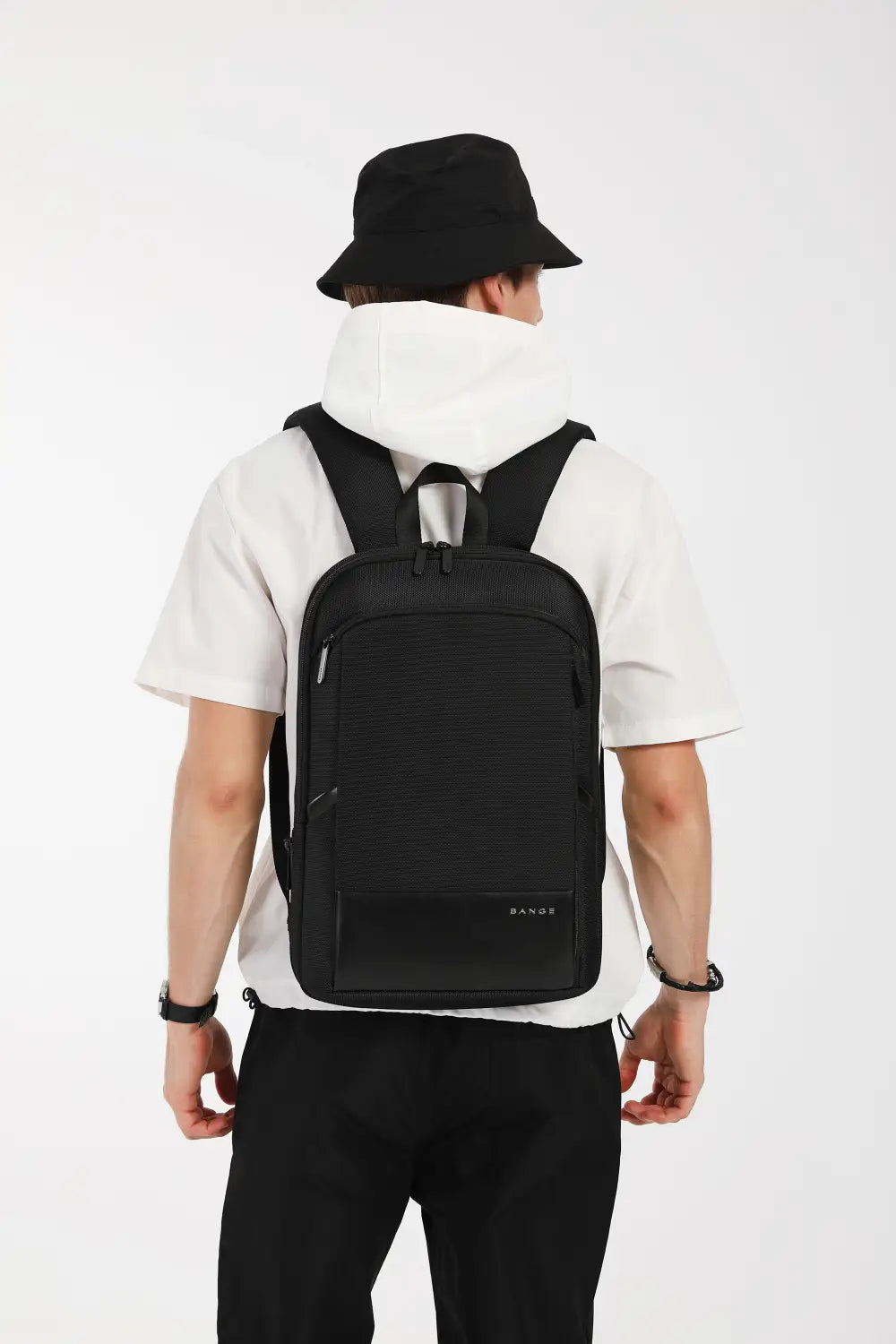 Mochila Ultrafina Masculina Expansível Grande Capacidade Multifunções para Computador Mochila Impermeável