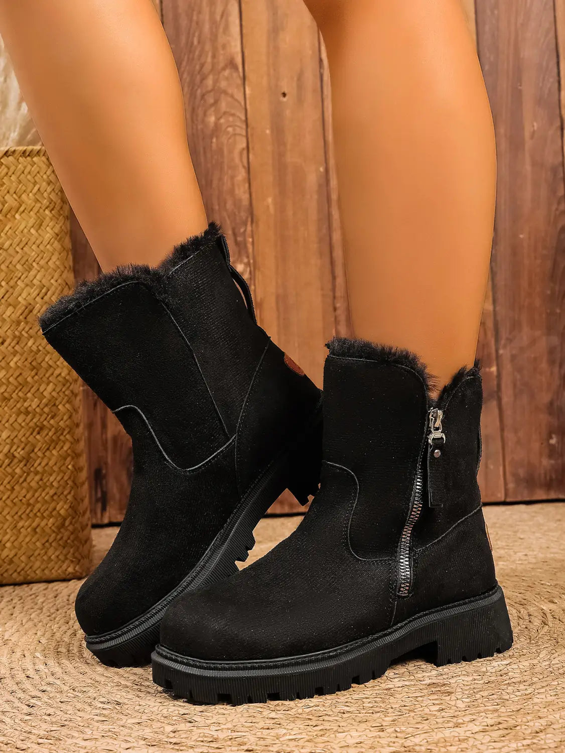 Botas de neve de senhora, botas quentes