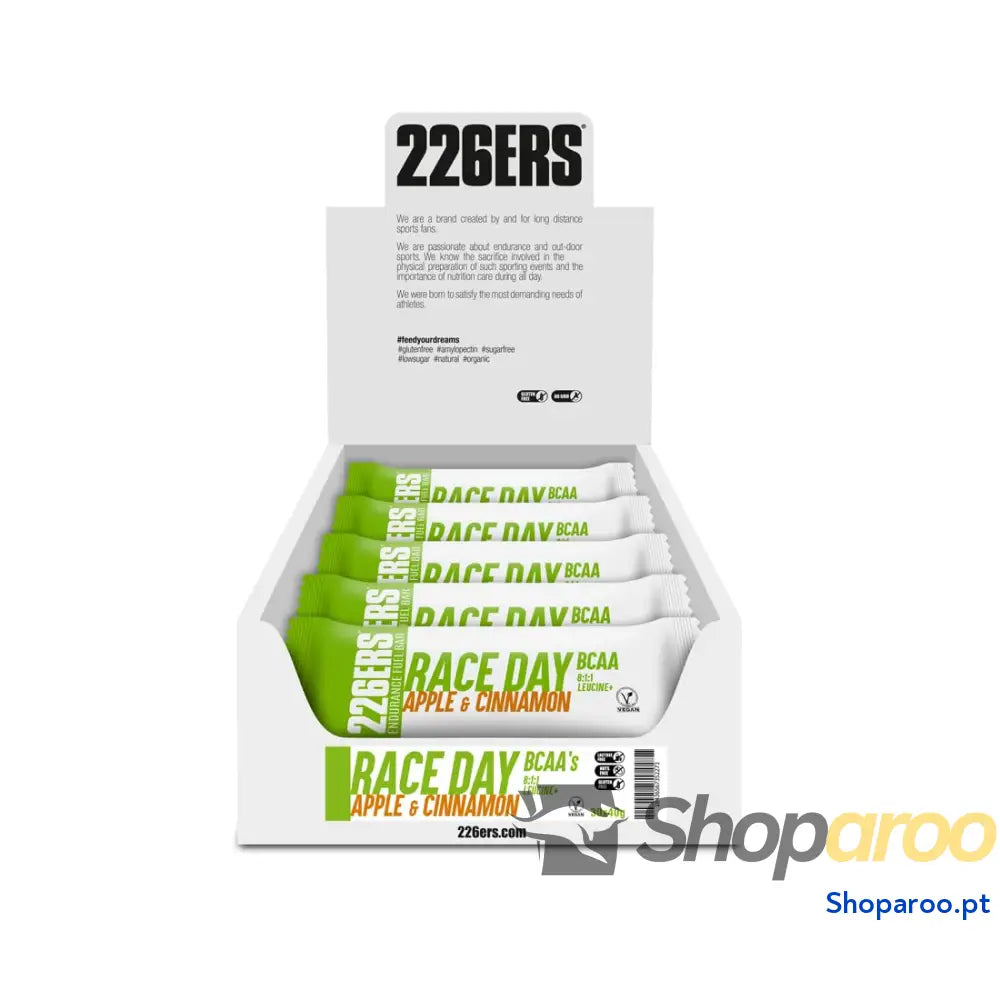Barras 226ERS com multivitaminas amêndoas e sementes 40g vegana