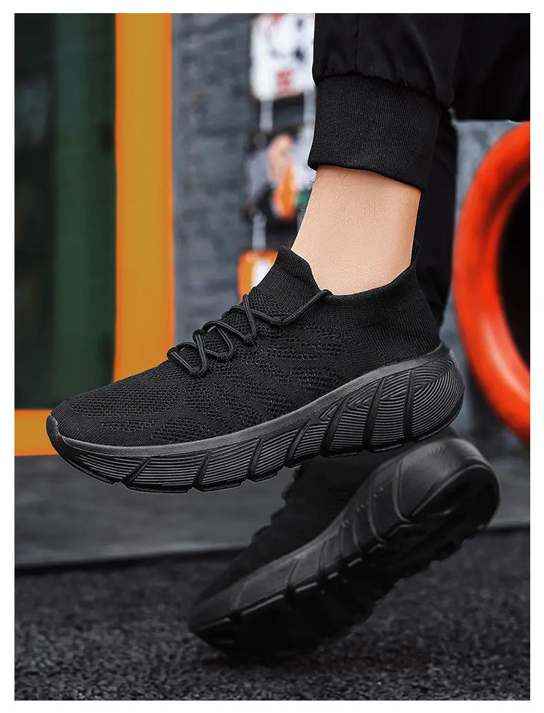 Sapatos casuais unisexo, sola grossa, moda estudantil, calçado desportivo