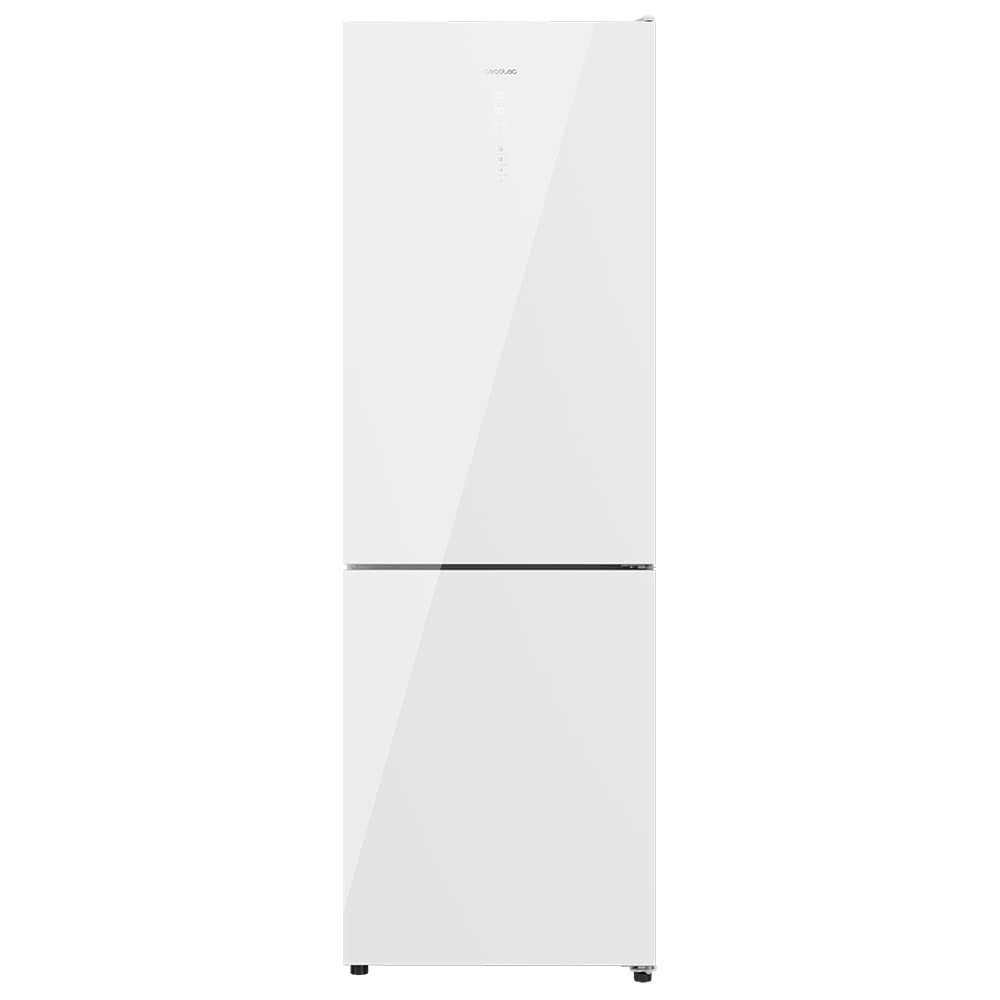 Cecotec Frigorífico Combi 2 portas de Bolero CoolMarket Combi 322 Inox D. 322 l, altura 185 e 60 cm de largura, baixo consumo, inversor do motor, sistema multi ar low, total sem gelo