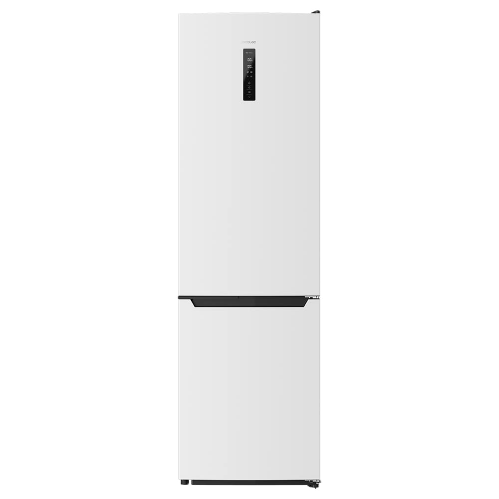 Cecotec Frigorífico Combi 2 portas de Bolero CoolMarket Combi 322 Inox D. 322 l, altura 185 e 60 cm de largura, baixo consumo, inversor do motor, sistema multi ar low, total sem gelo