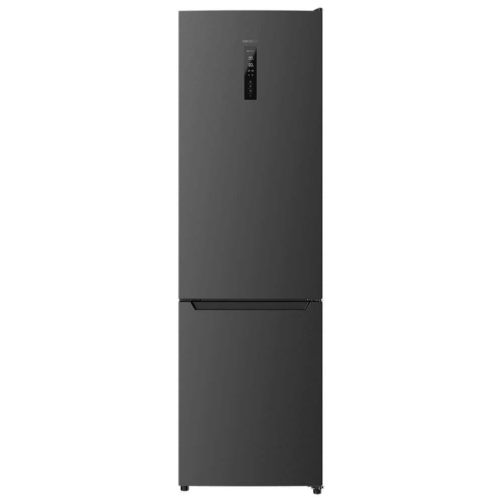 Cecotec Frigorífico Combi 2 portas de Bolero CoolMarket Combi 322 Inox D. 322 l, altura 185 e 60 cm de largura, baixo consumo, inversor do motor, sistema multi ar low, total sem gelo