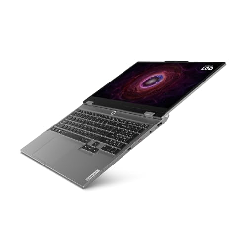 Portátil de gaming Lenovo LOQ Gen 9 15,6" FHD, 144 Hz (AMD Ryzen 7 7435HS, 24 GB de RAM, SSD de 1 TB, NVIDIA GeForce RTX 4060 8 GB, Wi-Fi 6, sem sistema operativo) – Teclado QWERTY espanhol, cinzento lua