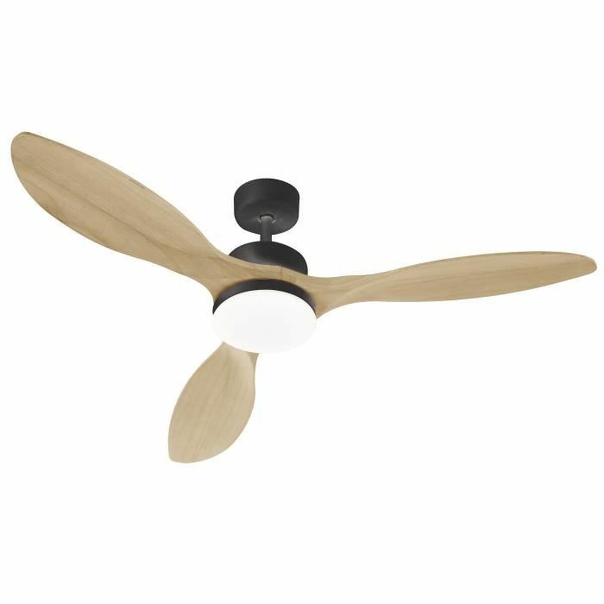 Ventilador de Teto com Luz FARELEK Ø 137 cm 100 W Preto