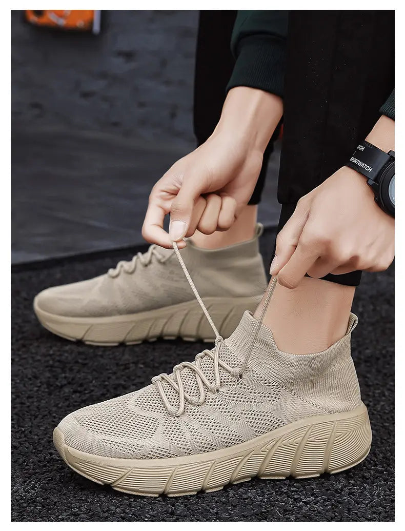 Sapatos casuais unisexo, sola grossa, moda estudantil, calçado desportivo