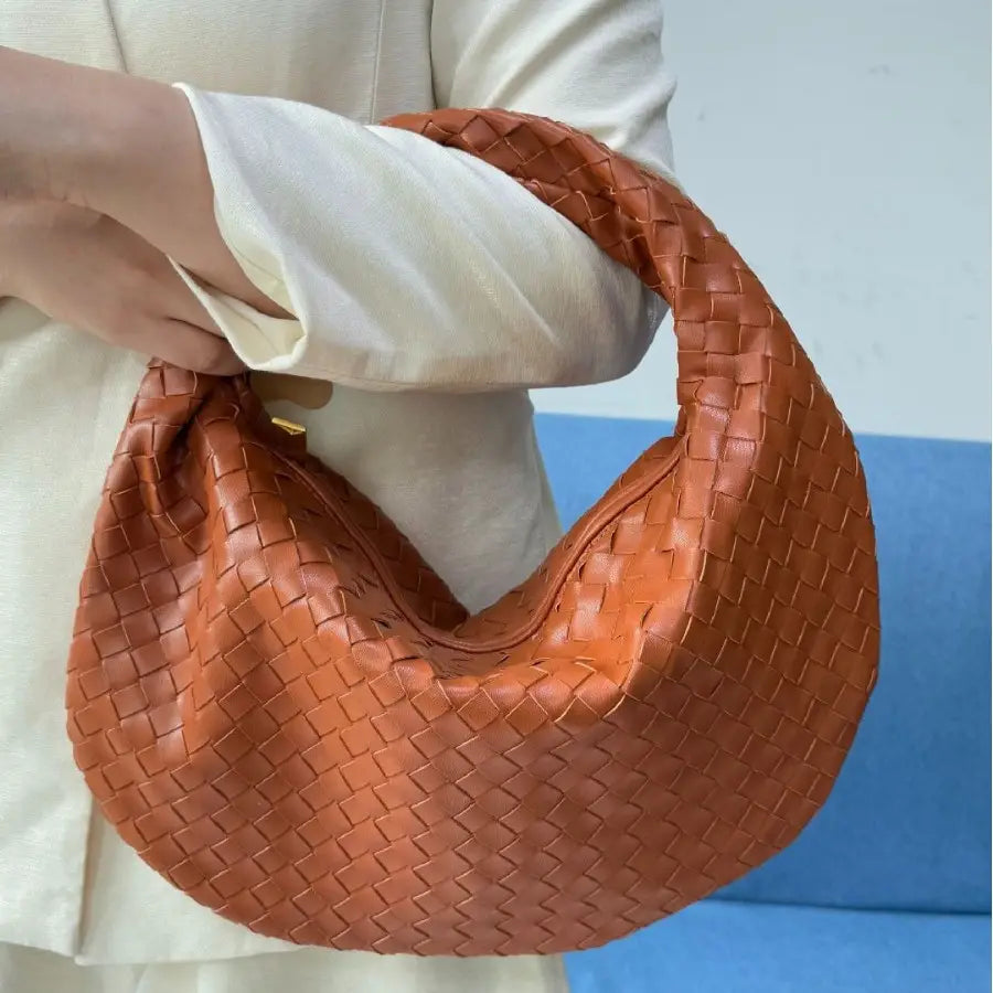 Bolsa de senhora grande em tecido bolsa mão com capacidade para as axilas