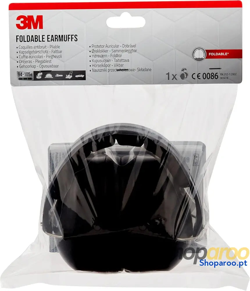 3M 90563E Protetores auriculares dobráveis (94 105 dB)