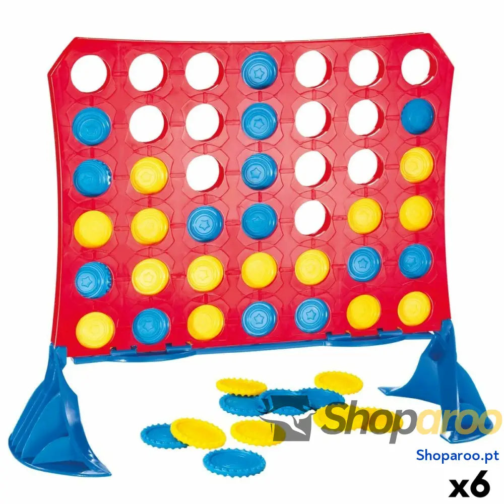 4 em Linha CB Games 31,5 x 26 x 13 cm (42 Peças) (6 Unidades)