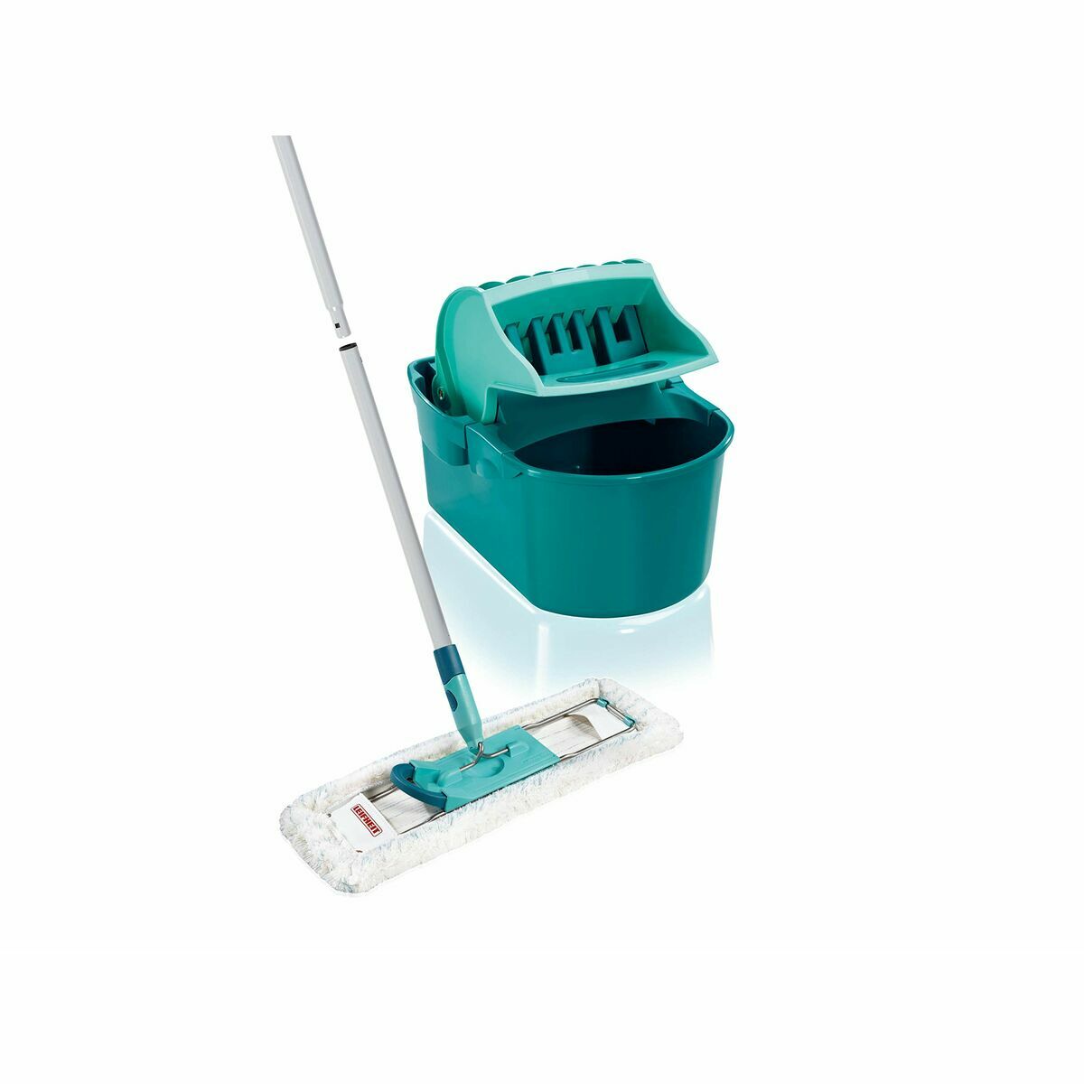 Mop with Bucket Leifheit 55092 Azul Cinzento Microfibra