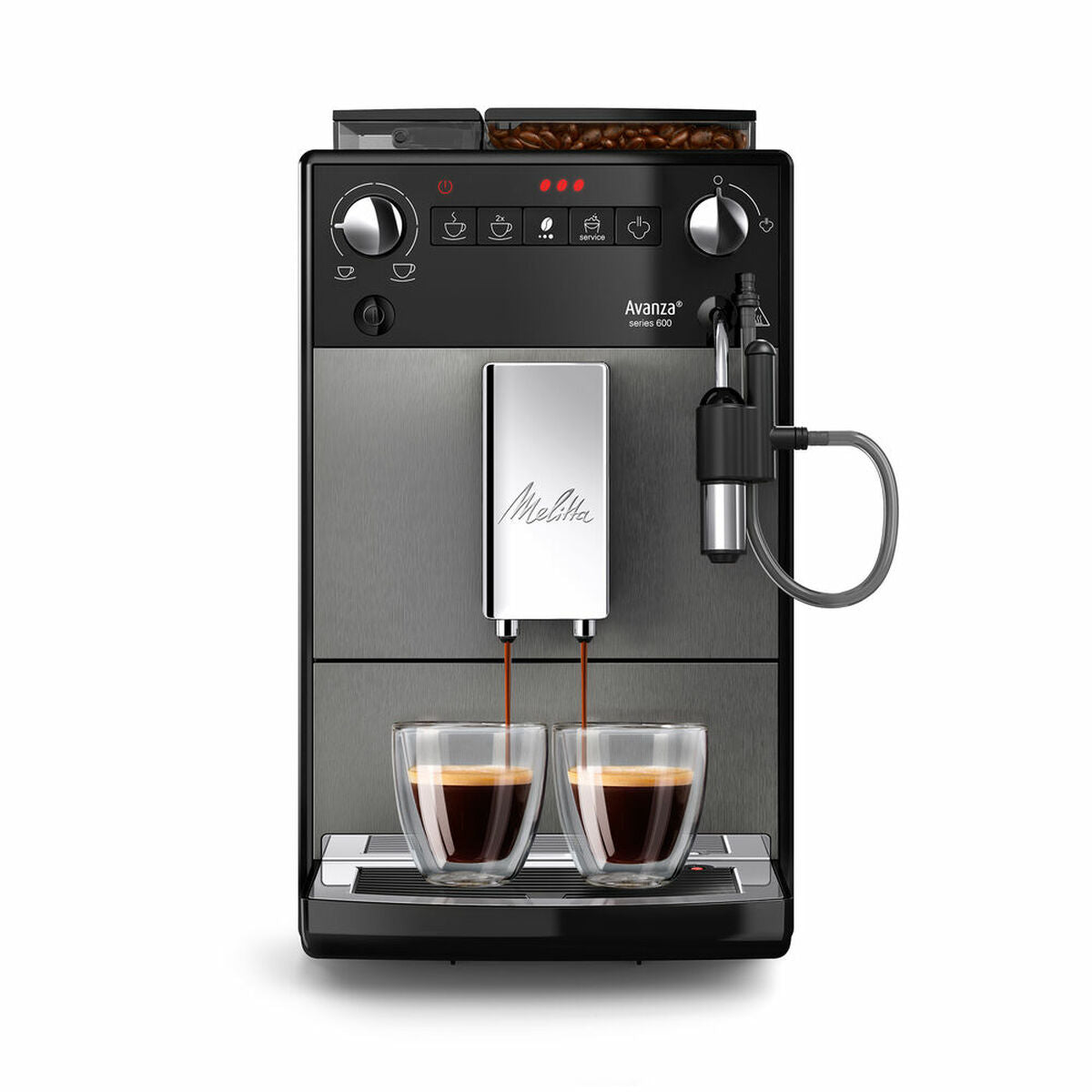 Cafeteira Melitta 6767843 Preto Prateado 1450 W 15 bar 1,5 L 250 g
