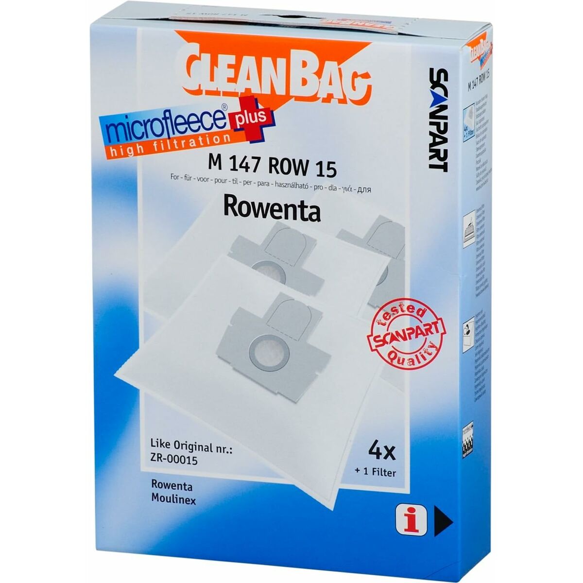 Bolsa Sobresselente para Aspirador Scanpart M 147