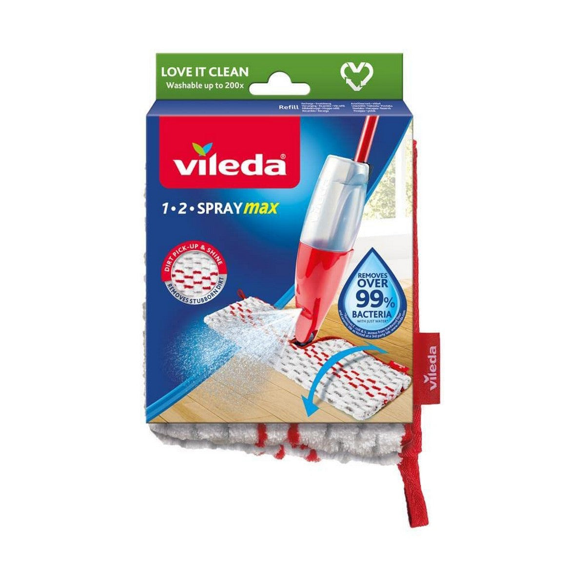 Mopas sobresselentes Vileda 1-2 Spray max