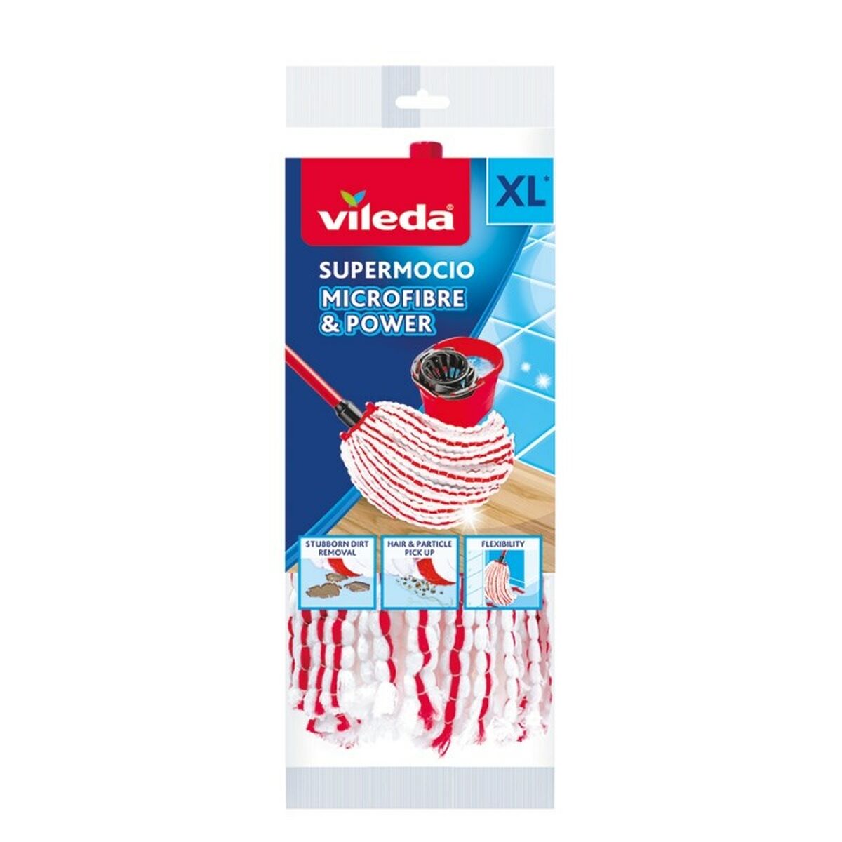 Recarga Vileda Microfibre & Power Esfregona Fibra (1 Unidade)