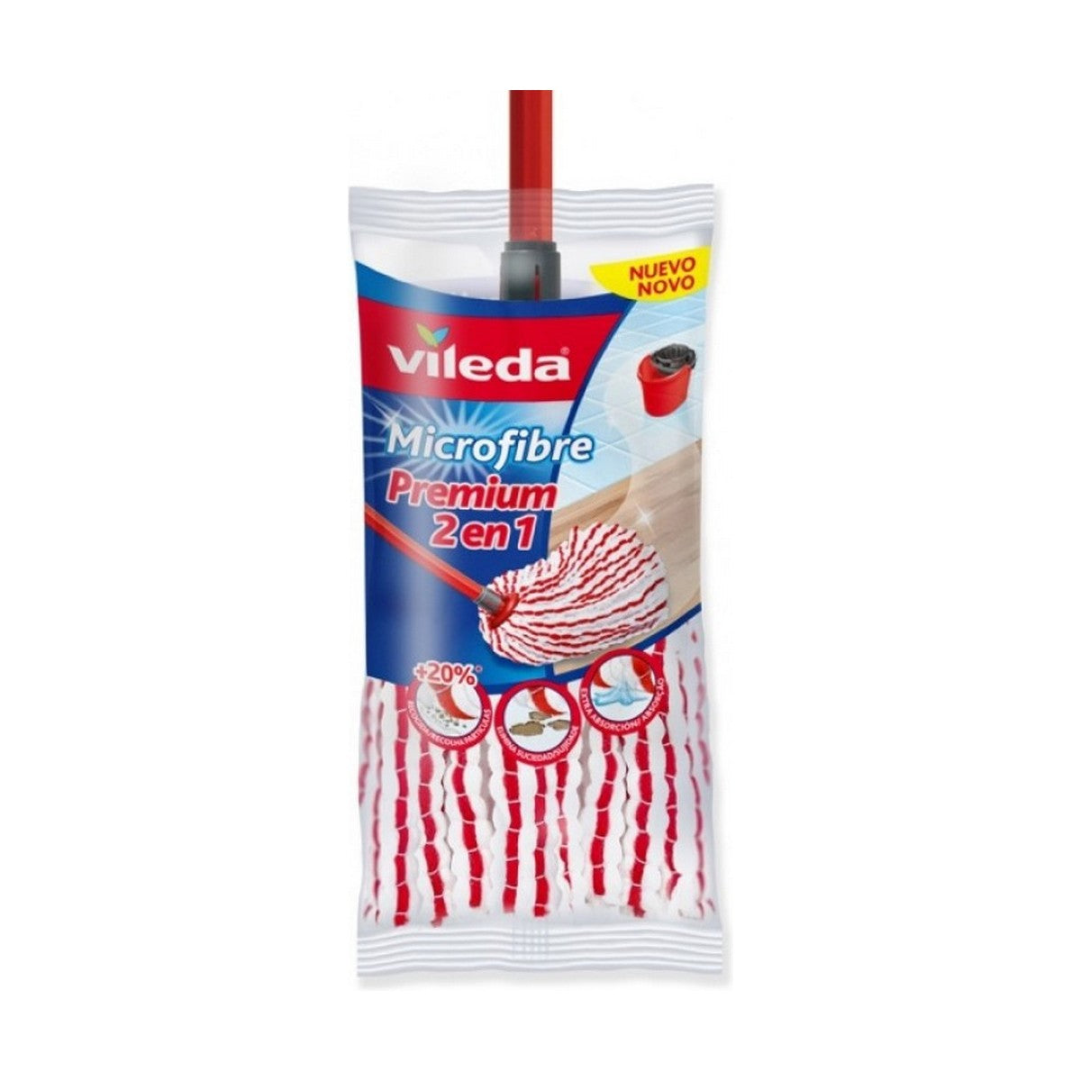 Esfregona Microfibras Vileda Branco De solo