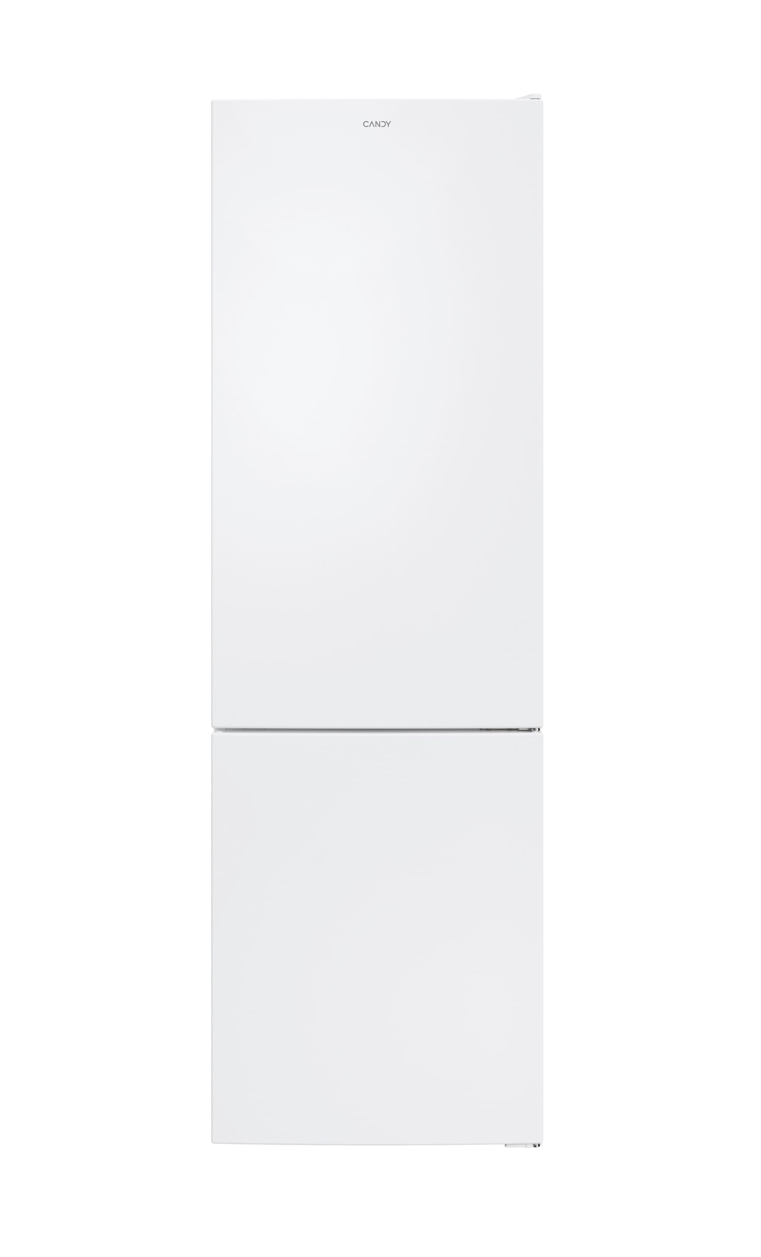 Candy CCT3L517ES, Frigorífico Combbi, 55 cm, altura 1,77 m, 260 L, Low Frost, função SuperCool, gaveta de verduleiro, controlo eletrónico interno, LED, portas reversíveis, 39DB, prateado