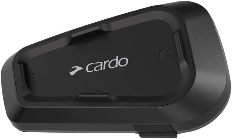 Cardo Spirit Motocicleta de 2 vias Bluetooth sistema de intercomunicação, preto, individual