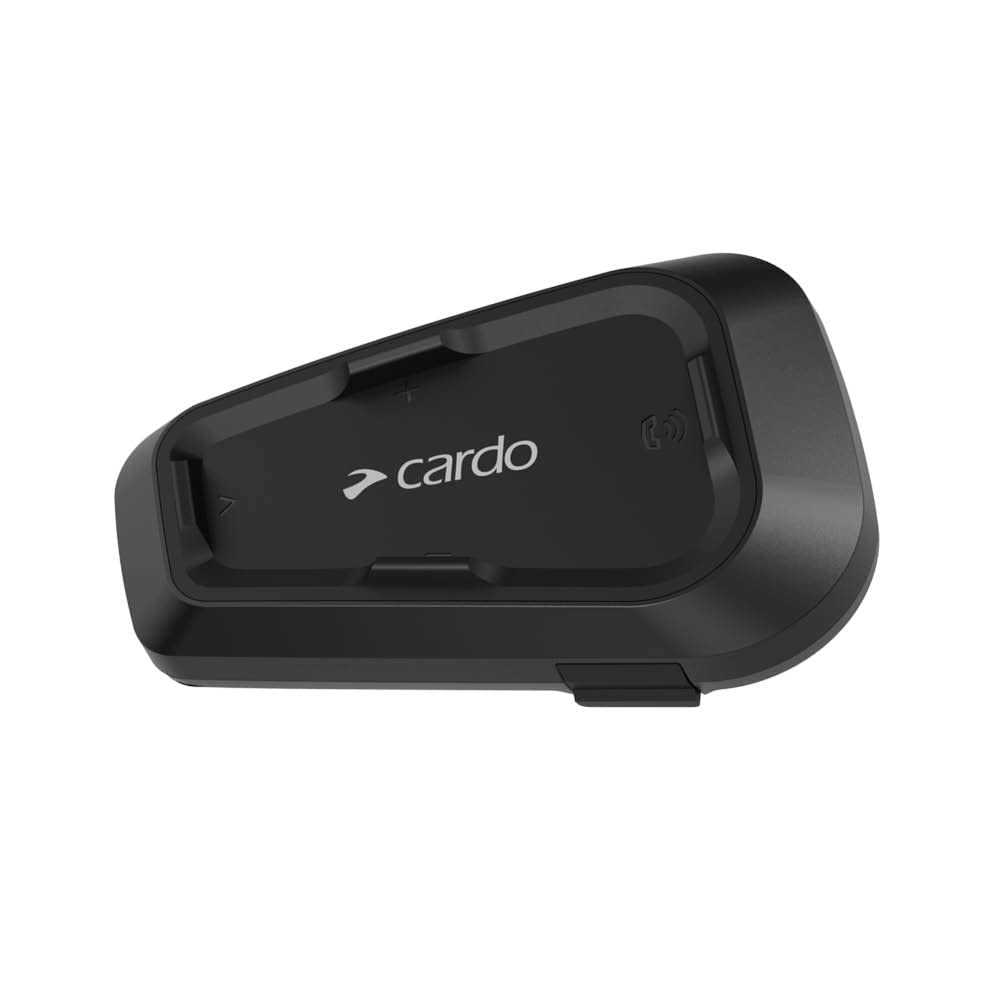Cardo Spirit Motocicleta de 2 vias Bluetooth sistema de intercomunicação, preto, individual