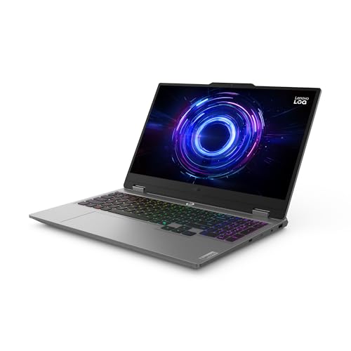 Portátil de gaming Lenovo LOQ Gen 9 15,6" FHD, 144 Hz (AMD Ryzen 7 7435HS, 24 GB de RAM, SSD de 1 TB, NVIDIA GeForce RTX 4060 8 GB, Wi-Fi 6, sem sistema operativo) – Teclado QWERTY espanhol, cinzento lua