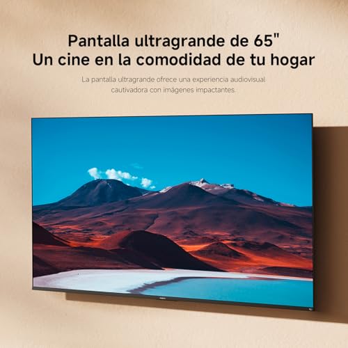XIAOMI TV F 65, 65 polegadas (165 cm), 4K UHD, Smart TV, Fire TV, Alexa voice control, HDR10, MEMC, modo Game Boost 120 Hz, 2 GB + 32 GB, compatível com Apple AirPlay, 2025