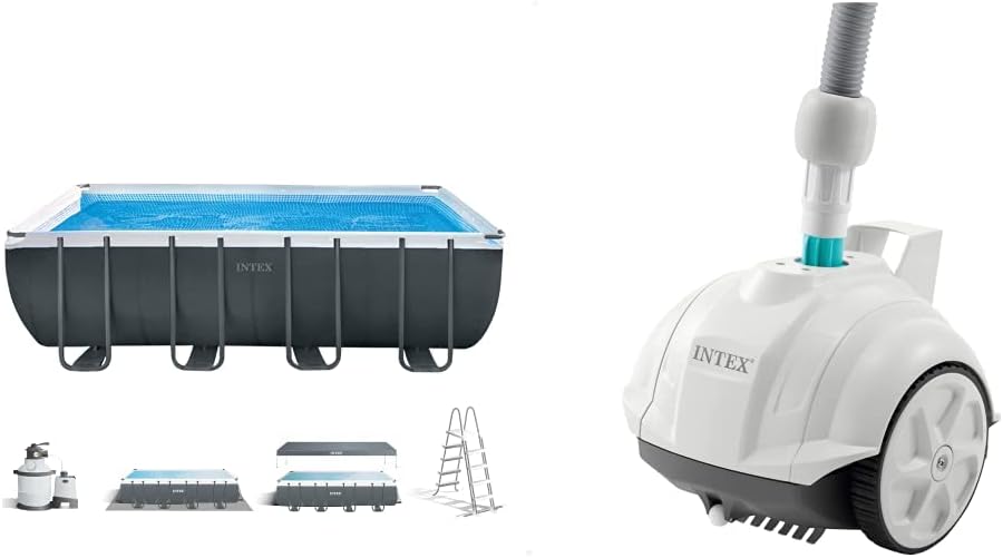 Intex 26356NP Piscina desmontável retangular, ultra XTR Frame 549 x 274 x 132 depuradora robô limpa-fundos Krystal Clear® ZX50