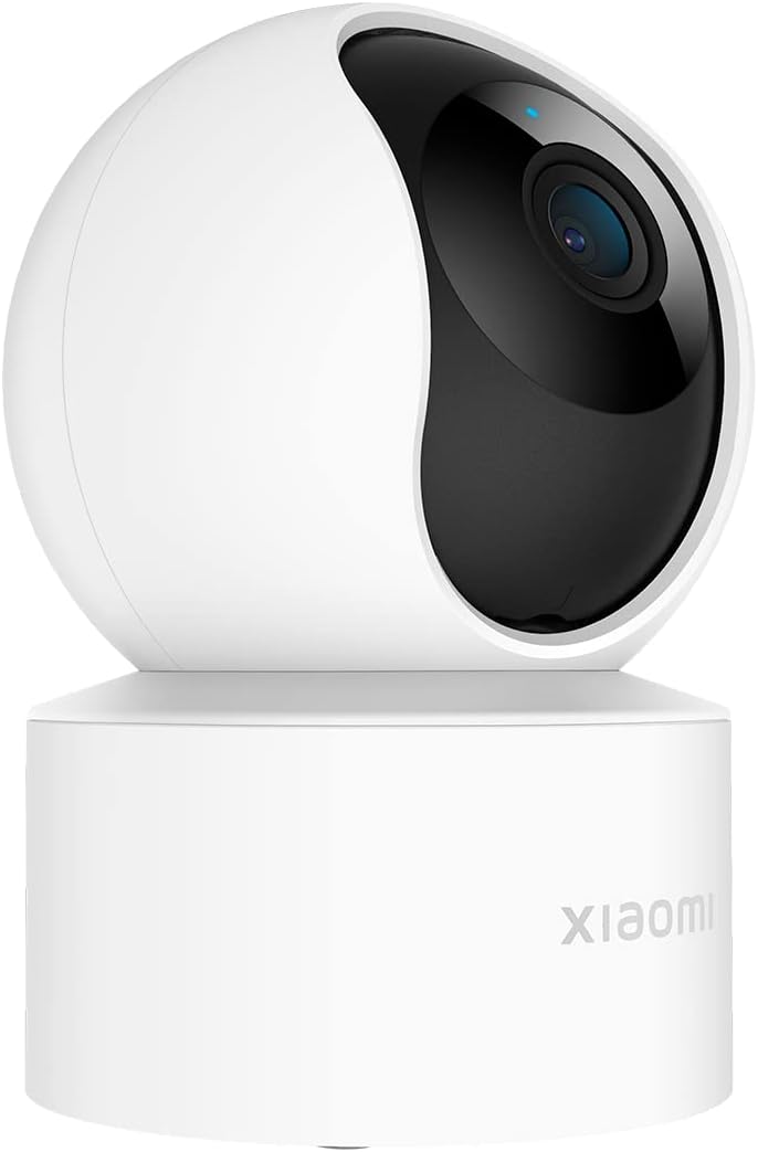 Xiaomi Smart Camera C200 - Cámara de vigilancia con resolución 1080p, 360°, Apertura F2.1, visión Nocturna, detección de Movimiento con IA, admite Tarjeta SD, Blanco (Versión ES + 3 años de garantía)