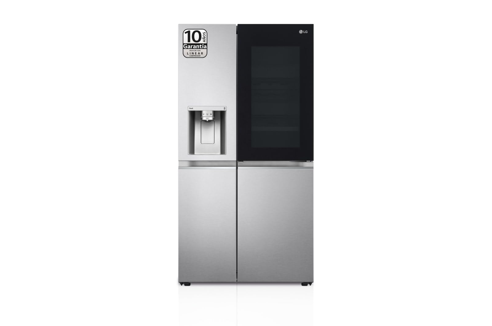 LG GMM41MSBEM - Frigorífico Americano Combi, Total No Frost, Clasificación E, Capacidad 474L, Silver