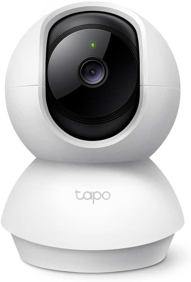 Tapo C200 - Cámara IP WiFi 360° Cámara de Vigilancia FHD 1080p,Visión Nocturna, Notificaciones en Tiempo Real, Admite Tarjeta SD,Detección de Movimiento,Control Remoto,Compatible con Alexa