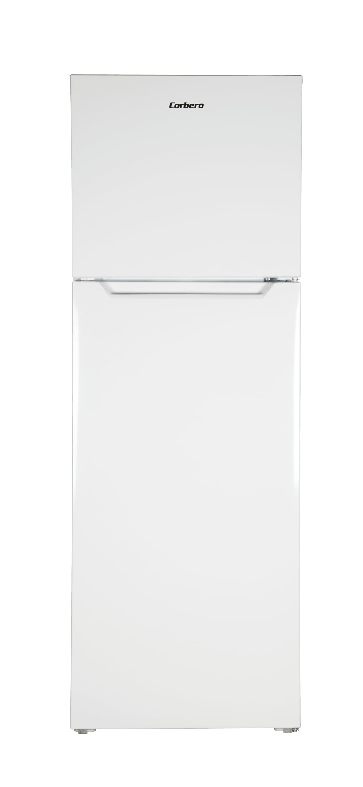 Corbero - Frigorífico 2P CF2PV21324W | Capacidad 212L | Blanco | Luz Interior, Crisper, Balcones Ajustables, Descongelación Manual, Estantes de Cristal, Huevera, Cubiteras | Eficiencia Energética E