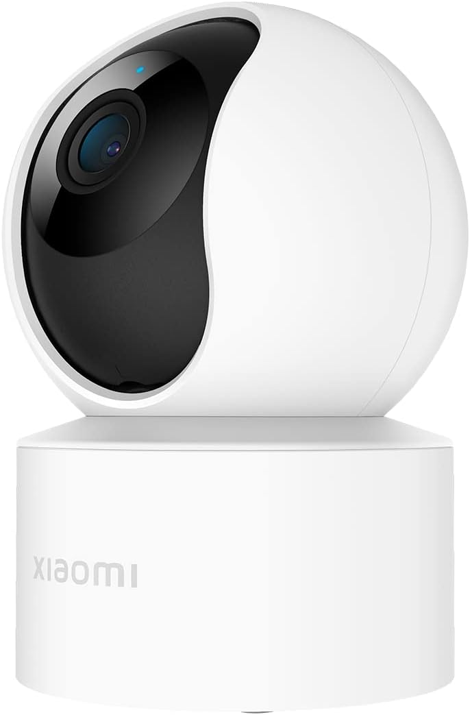 Xiaomi Smart Camera C200 - Cámara de vigilancia con resolución 1080p, 360°, Apertura F2.1, visión Nocturna, detección de Movimiento con IA, admite Tarjeta SD, Blanco (Versión ES + 3 años de garantía)