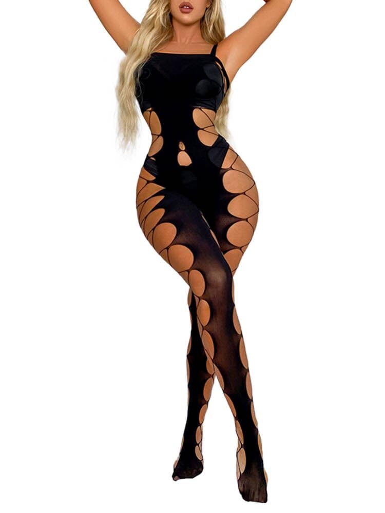 Body feminino sem entrepernas, roupa de dormir sexy, lingerie macia para mulher