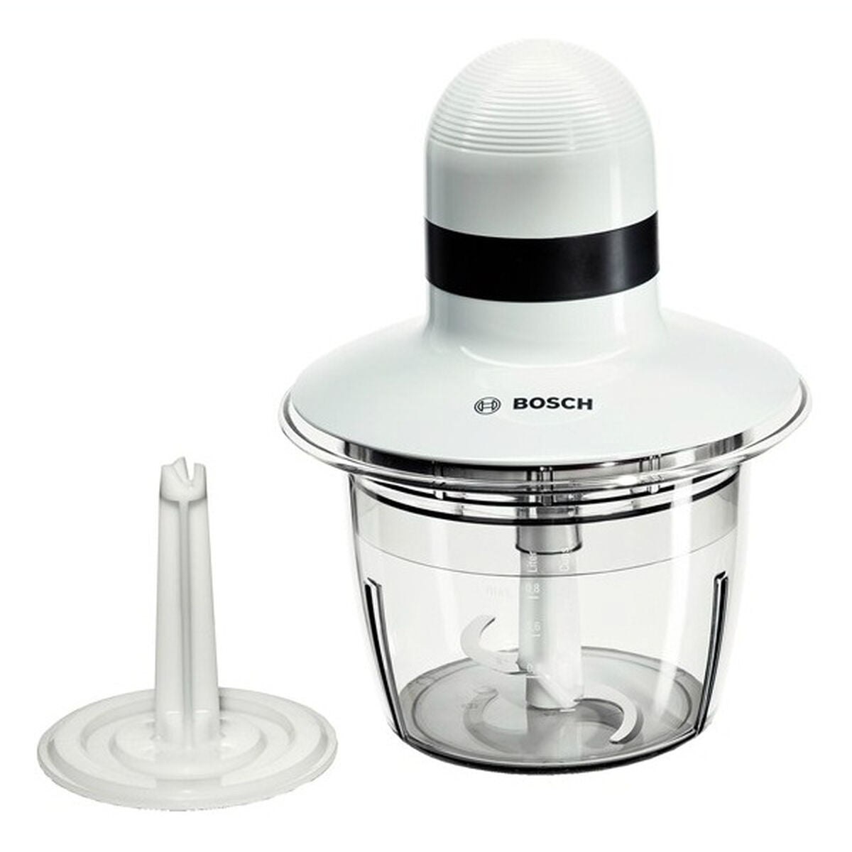 Picadora BOSCH MMR08A1 Branco Antracite Aço inoxidável 400 W 800 ml 19,5 x 2,5 x 19,5 cm