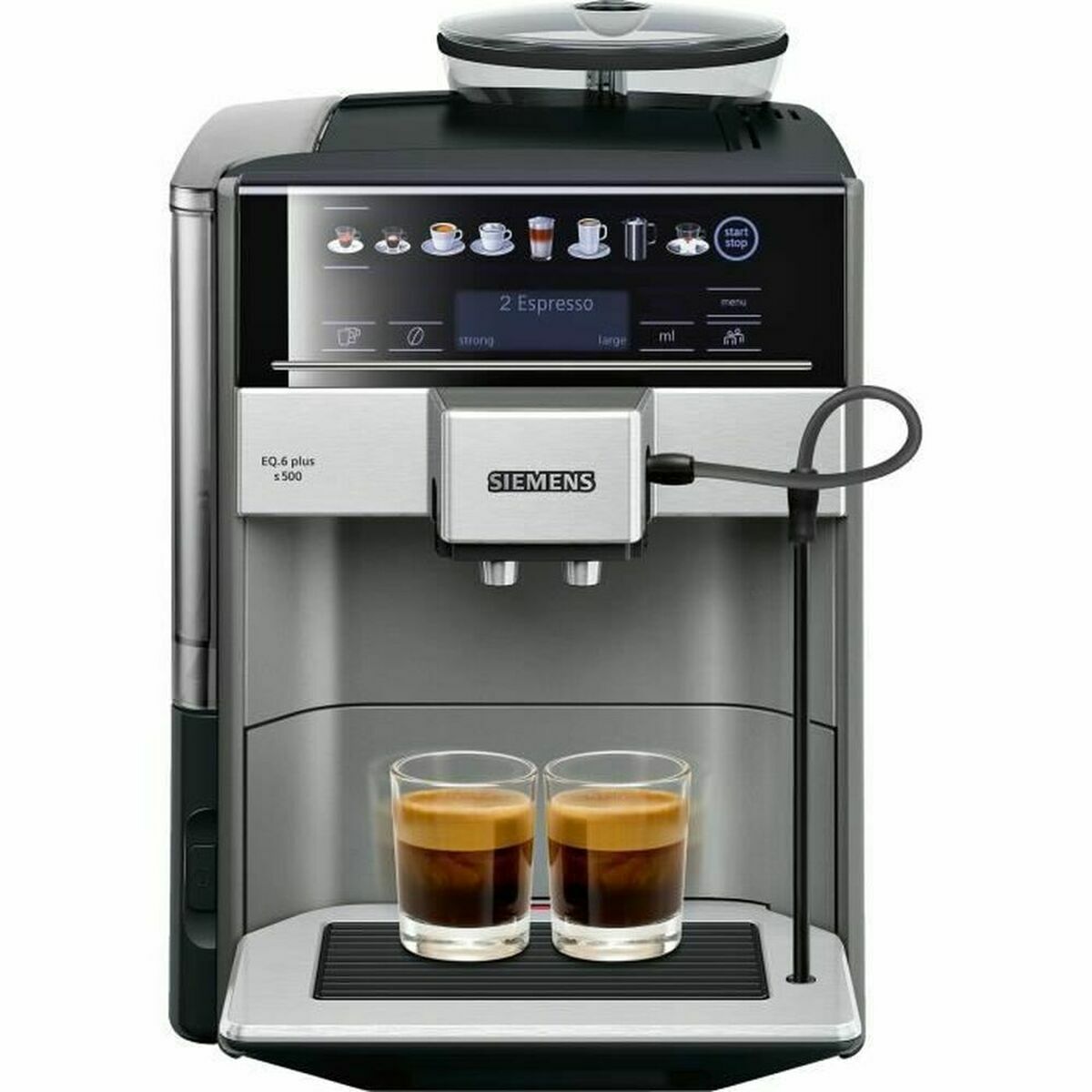 Cafeteira Superautomática Siemens AG TE655203RW 1500 W Preto Cinzento Prateado 1500 W 19 bar 300 g 1,7 L