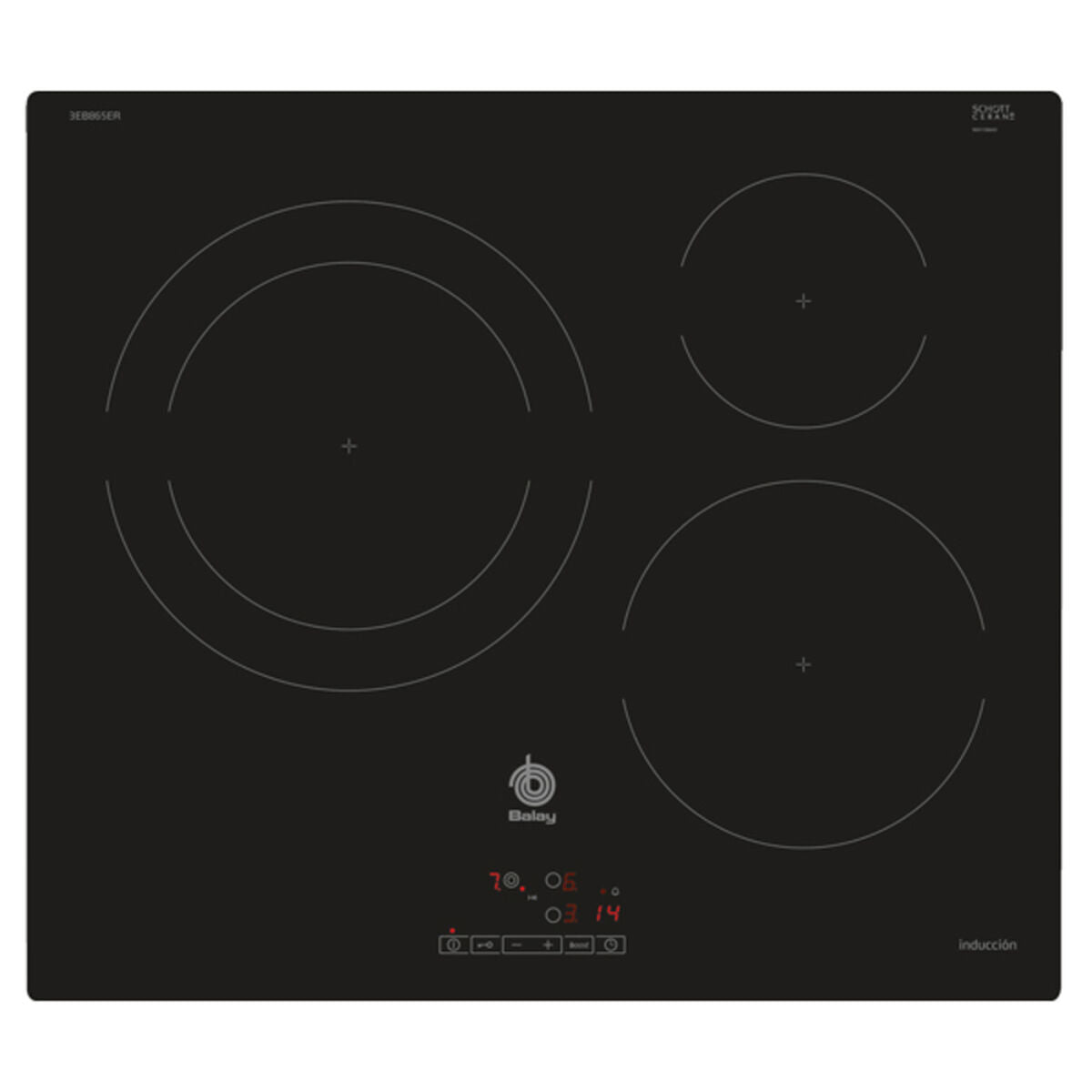 Placa de Indução Balay 3EB865ERS 60 cm 59,2 cm 60 cm