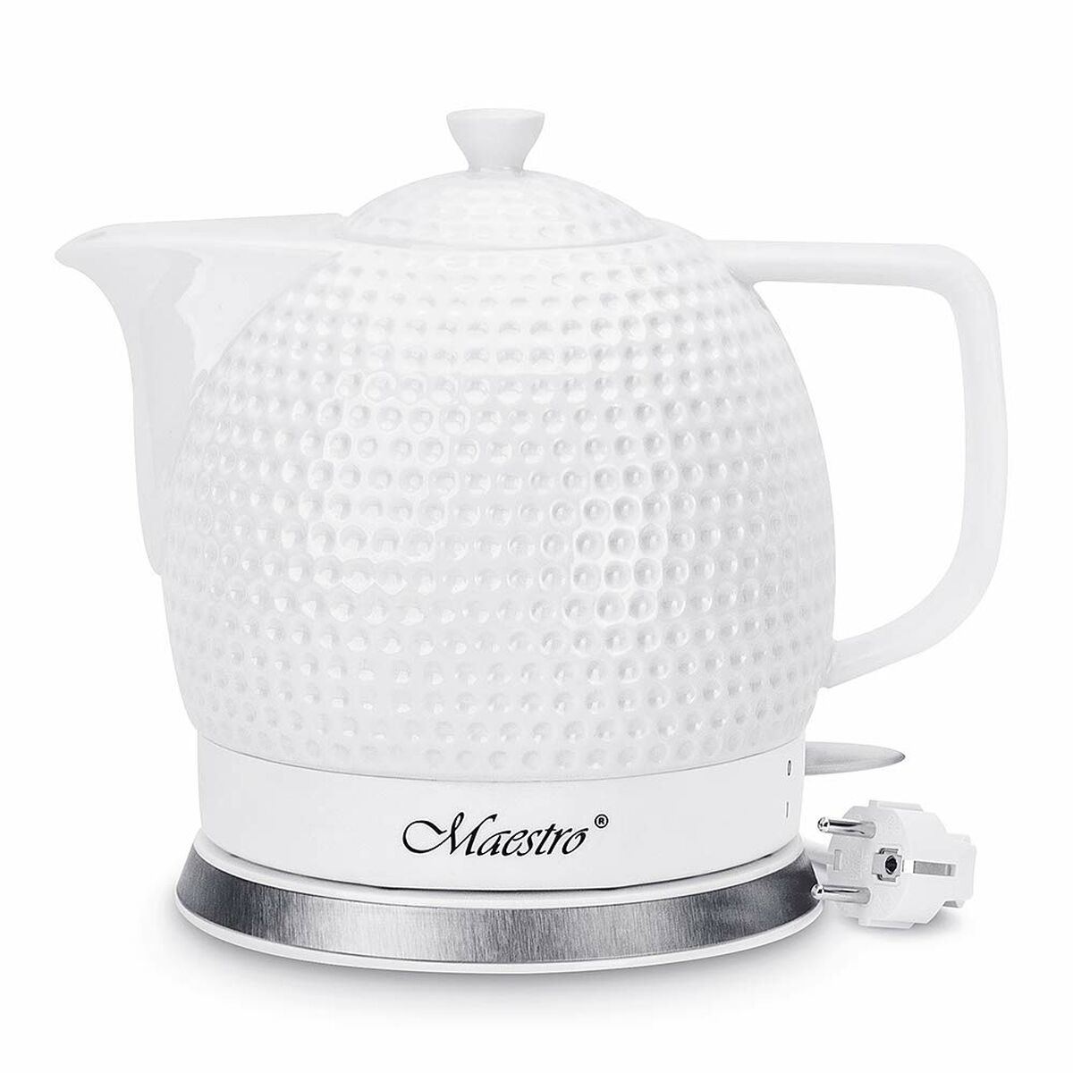 Chaleira Feel Maestro MR-067 Branco Cerâmico 1200 W 1,2 L