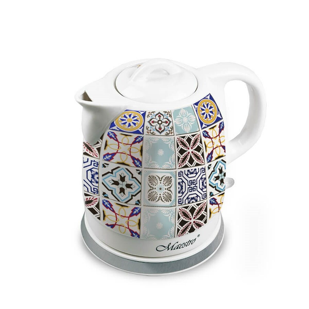 Chaleira Feel Maestro MR-066-PORTO Branco Cerâmico 1500 W 1,5 L