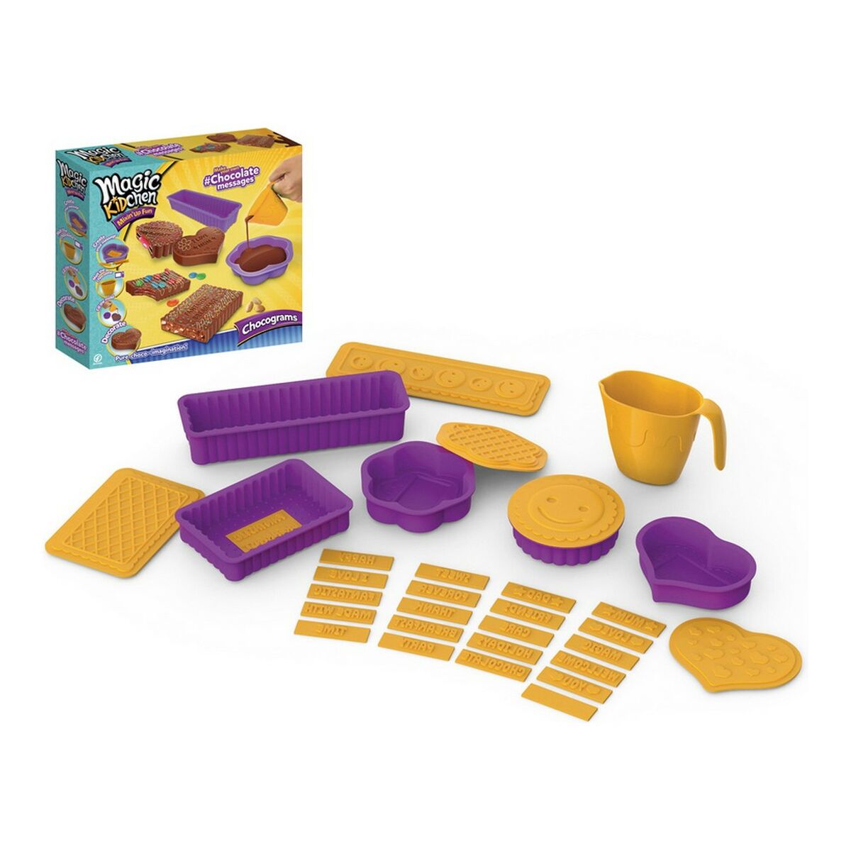 Conjunto de Formas para Pastelaria Magic Kidchen Plástico (24 x 22 cm)