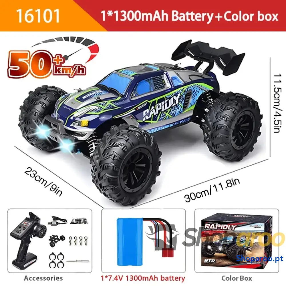 4WD RC Carro Drift Monstro 4x4 Alta Velocidade WLtoys 144001