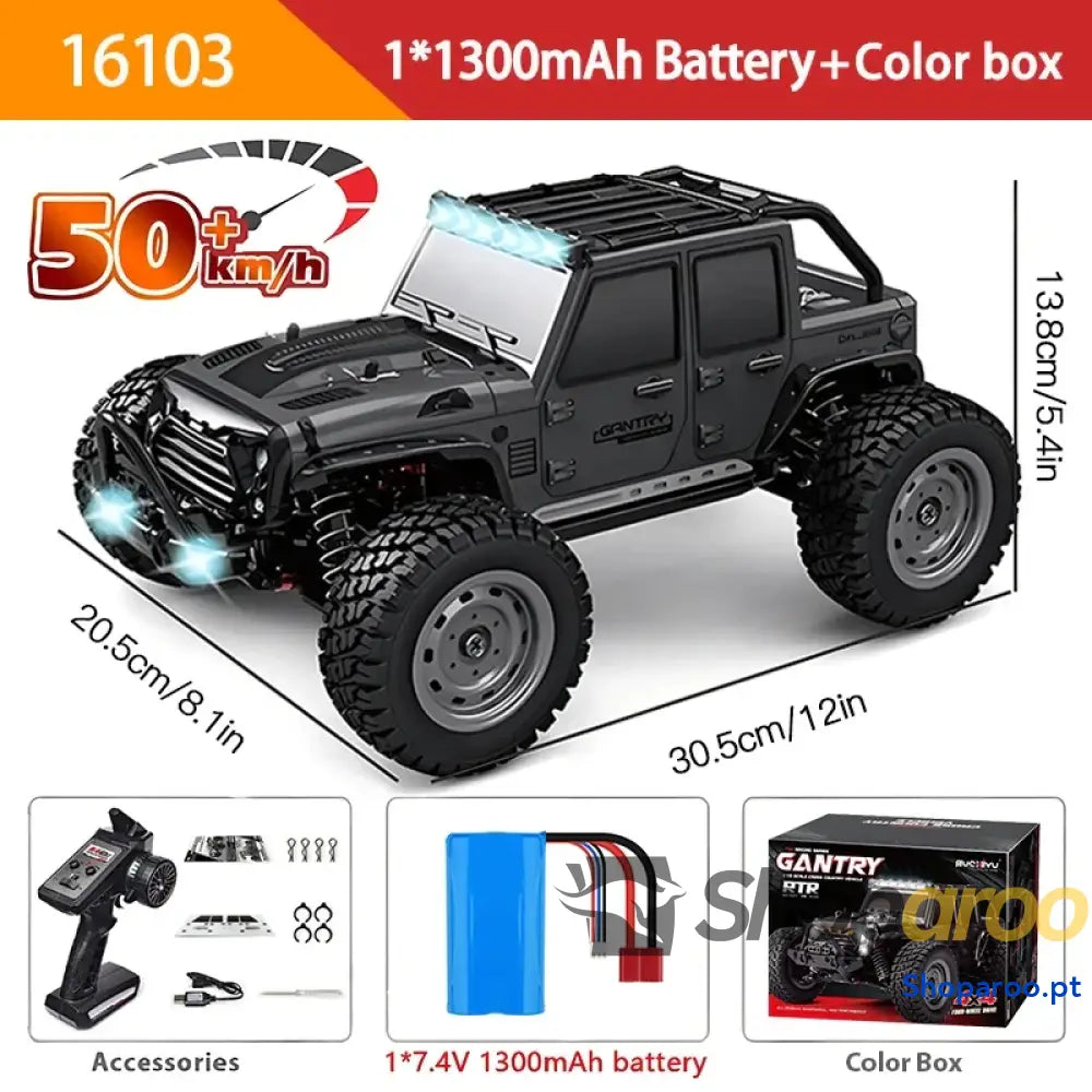 4WD RC Carro Drift Monstro 4x4 Alta Velocidade WLtoys 144001