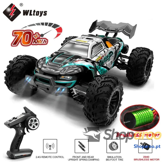 4WD RC Carro Drift Monstro 4x4 Alta Velocidade WLtoys 144001