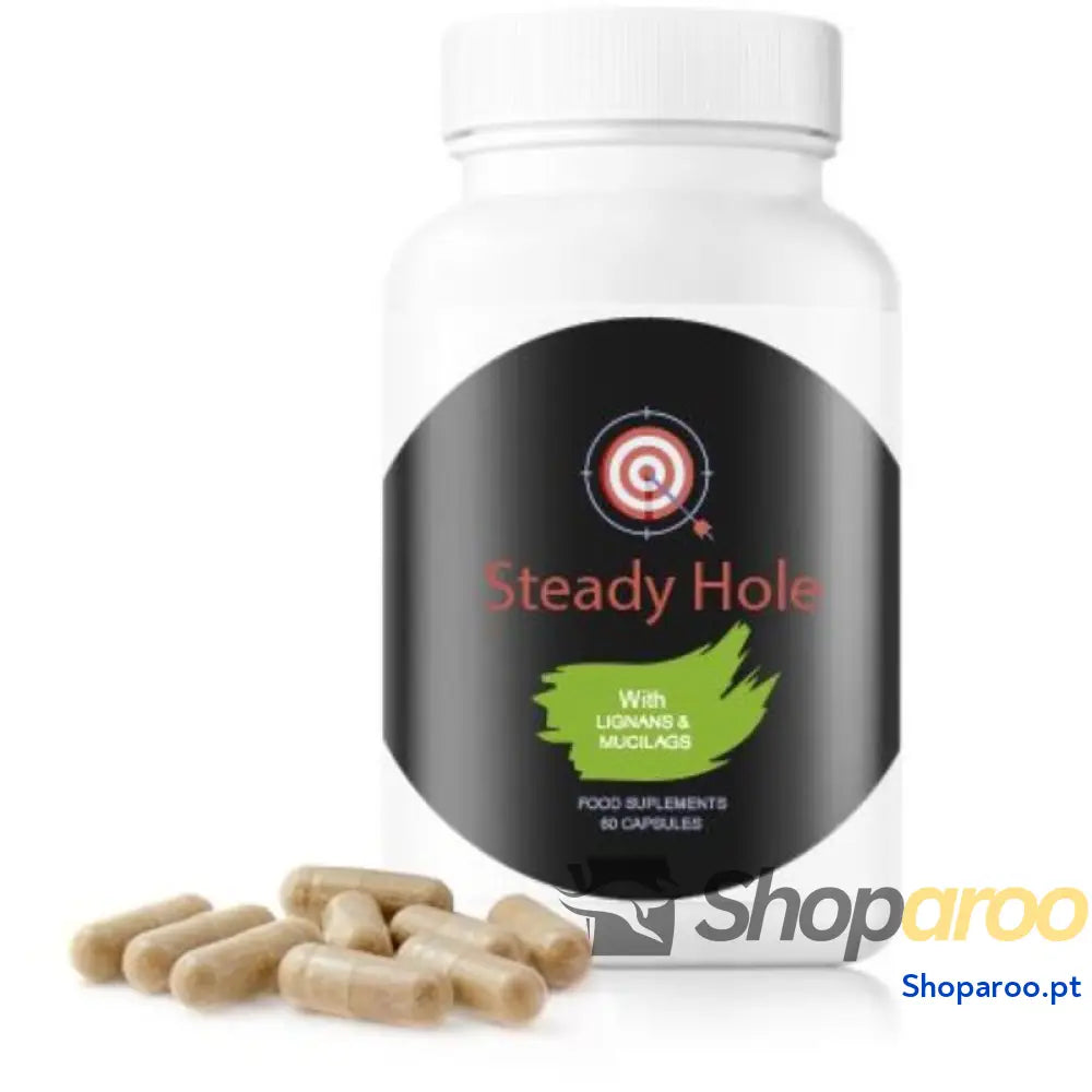 500 COSMETICS - CÁPSULAS U-STEADY HOLE PARA A SAÚDE DO TRÂNSITO INTESTINAL - 60 CÁPSULAS