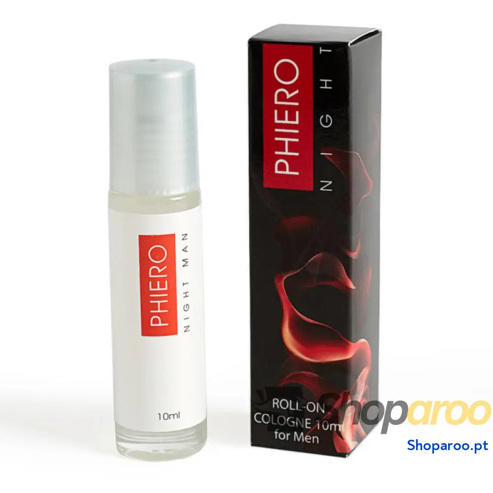 500 COSMETICS - PHIERO NIGHT MAN PERFUME FEROMÔNIOS PARA HOMENS COM ROLL-ON