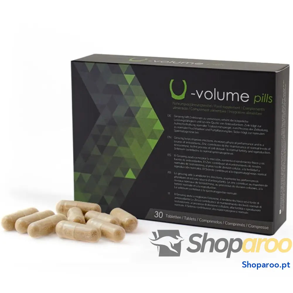 500 COSMETICS - U-VOLUME AUMENTA A QUALIDADE E A QUANTIDADE DO ESPERMA - 30 CÁPSULAS