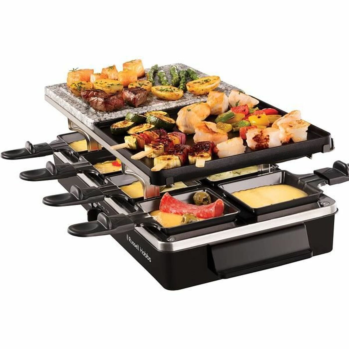 Grelhador Russell Hobbs Raclette Preto