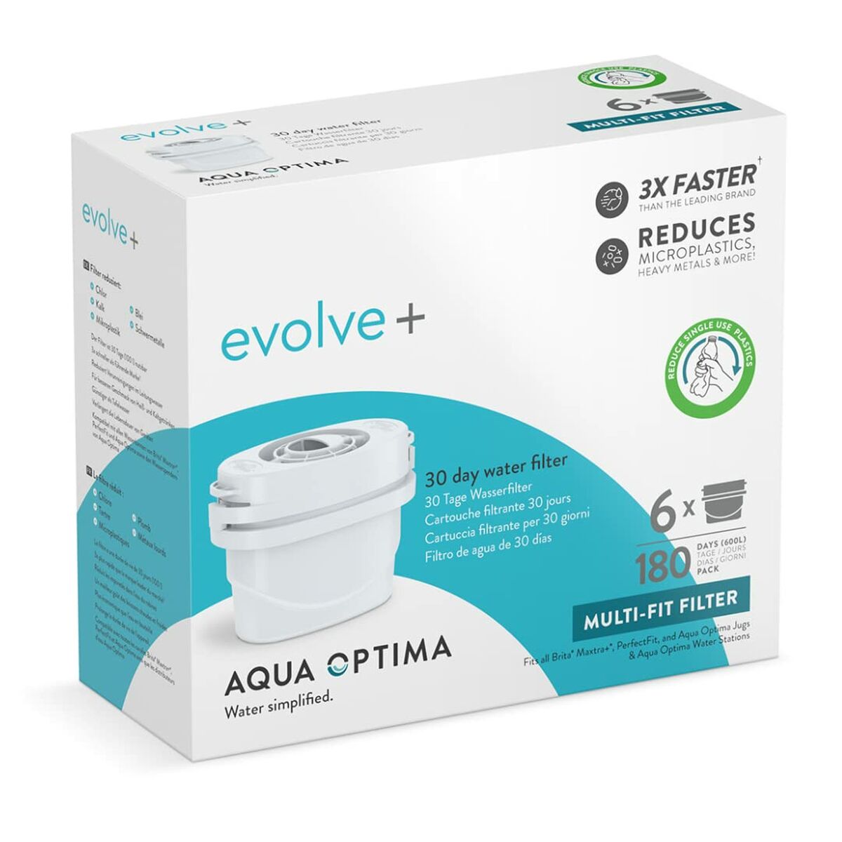 Filtro de água Aqua Optima Evolve+