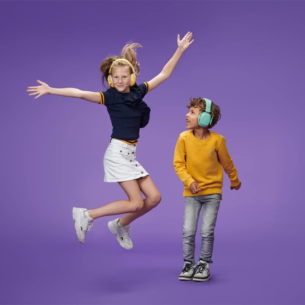 Alpine Muffy Protectores de Oído para Niños de 5 a 16 Años – Cascos Antirruido – Protección Auditiva Cómoda – Banda Ajustable – Rosa