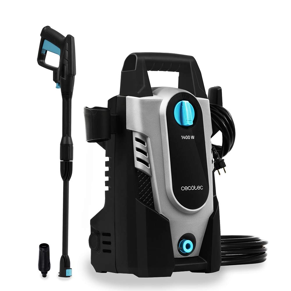 Cecotec HydroBoost 1400 Essential, de alta pressão. 1400 W, casa, jardim ou carro, fluxo de 408 l/h, pressão de 105 bares, bomba de alumínio, rádio de ação 9 m