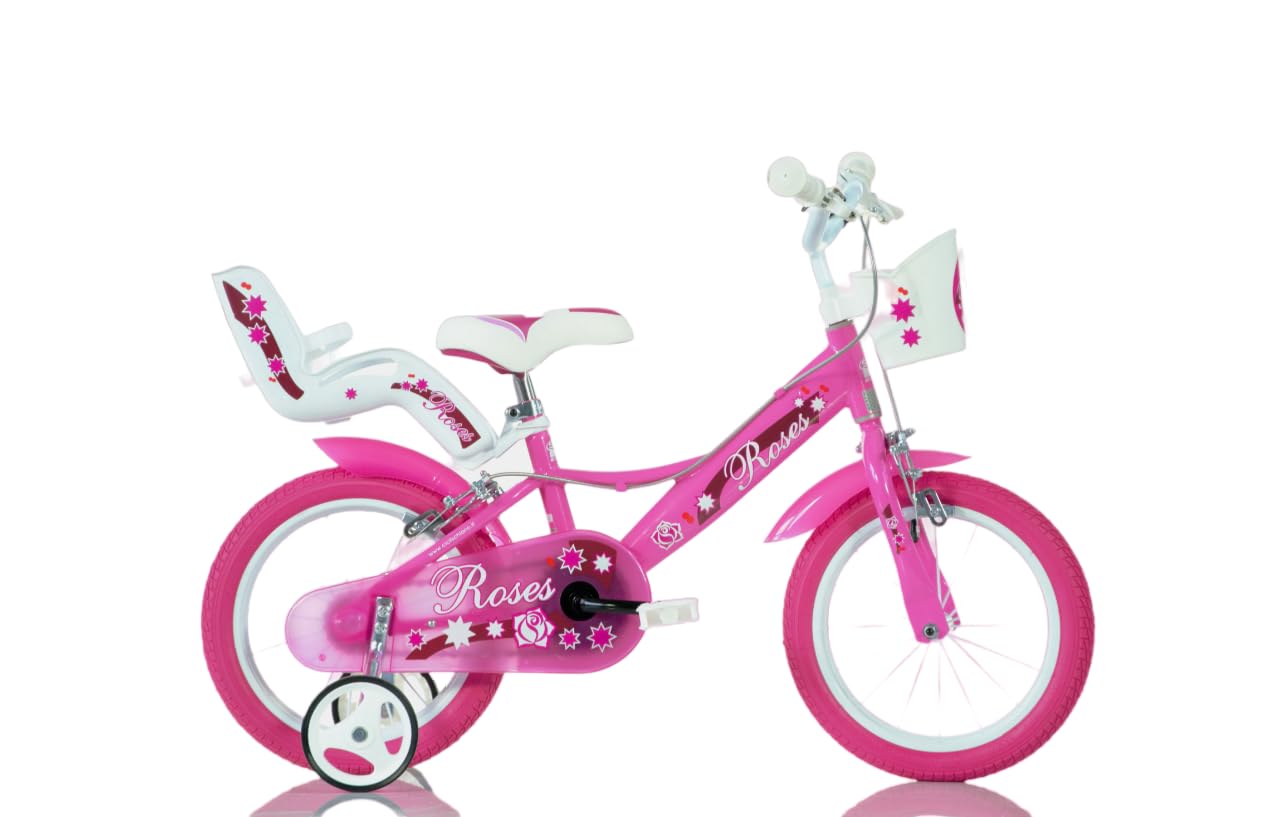 SCH Bicicleta rosas infantis, menina